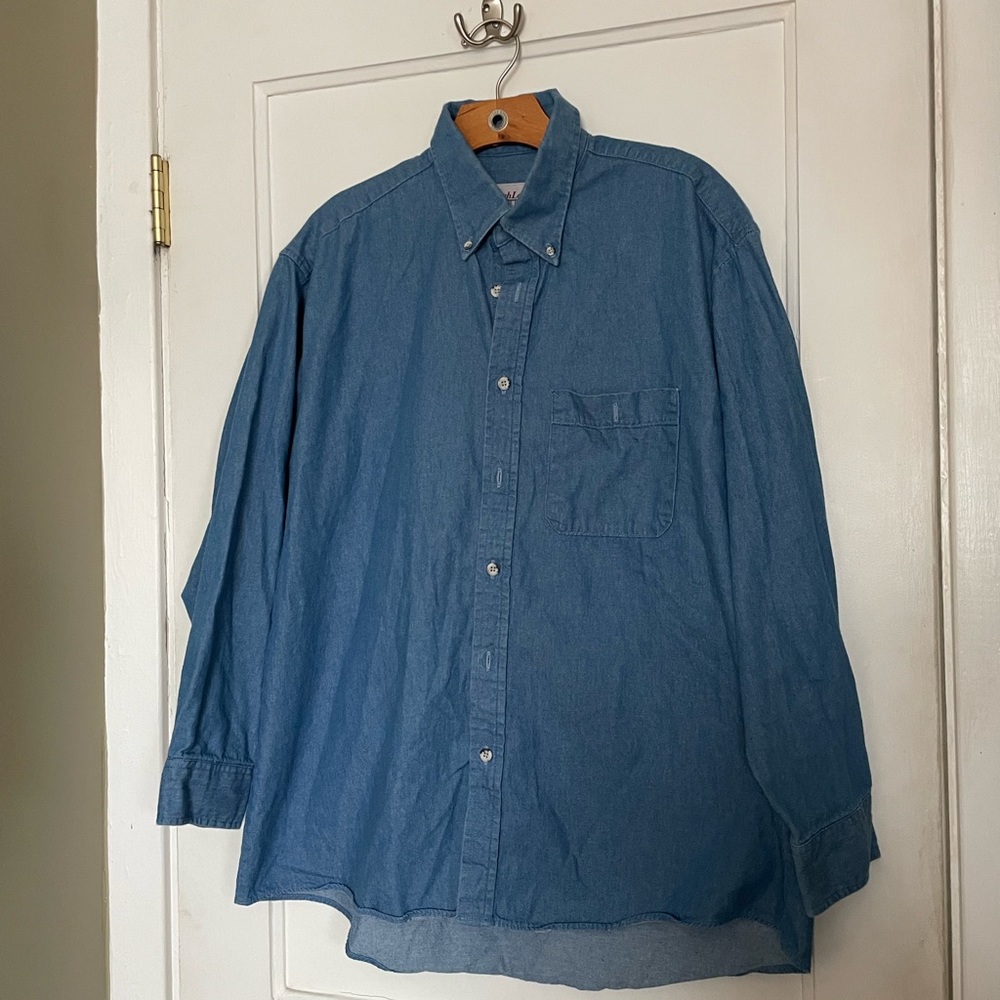 Great denim workwear shirt red kap